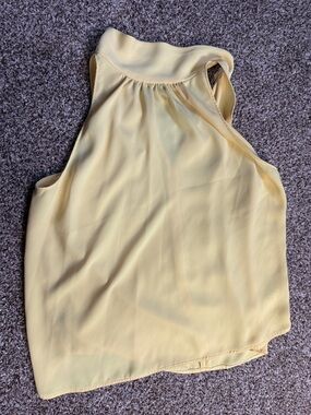 Babaton Light Yellow Halter-Neck Camisole